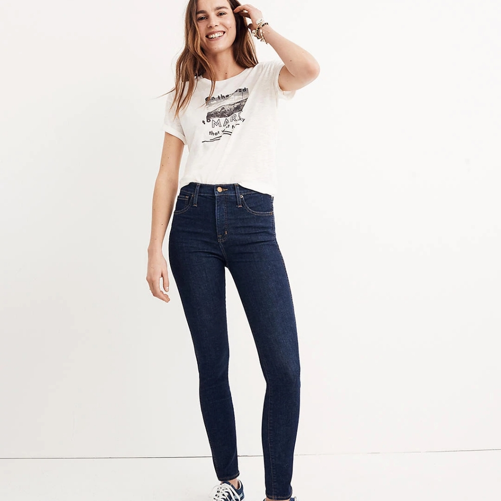 Madewell 10" High-rise skinny jeans - Picture 2 of 11